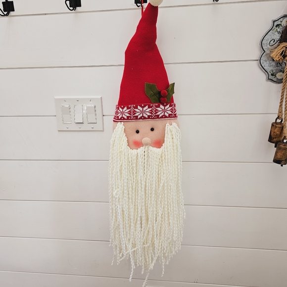 Large Gnome head Santa clause 36" - Picture 1 of 6